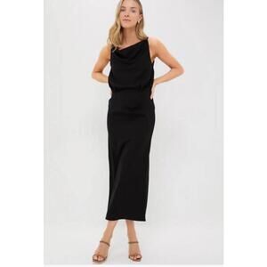 STAUD Black Hilda Dress $395 Small S Tuckernuck